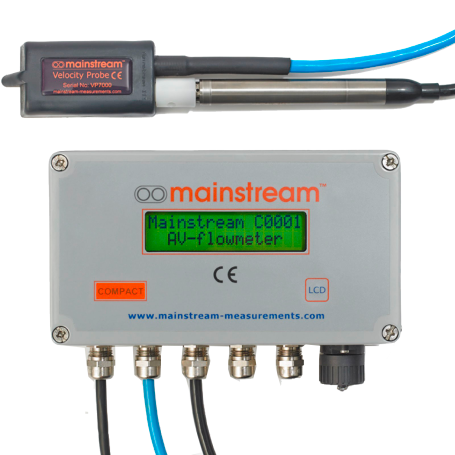 Débitmètre canal ouvert compact et fixe Mainstream Measurements